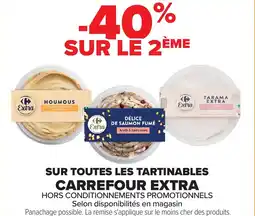 Carrefour Sur toutes les tartinables carrefour extra offre