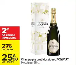 Carrefour Champagne brut mosaïque jacquart offre