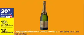Champagne brut premier cru charles lafitte