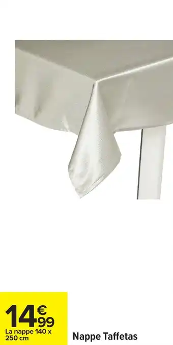 Carrefour Nappe taffetas offre