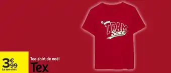 Carrefour Tee-shirt de noël tex offre