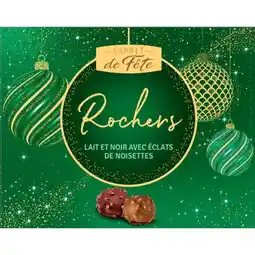 Carrefour Market Esprit de fête rochers en chocolat offre