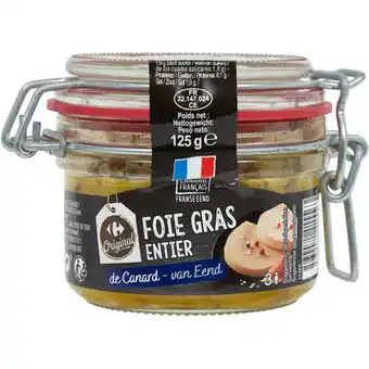 Carrefour Market Carrefour original foie gras de canard entier offre