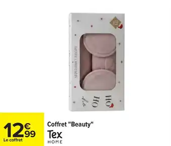 Carrefour Coffret beauty tex offre