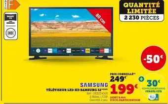 Hyper U Samsung téléviseur led hd samsung 32 offre
