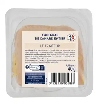 Tranche foie gras entier