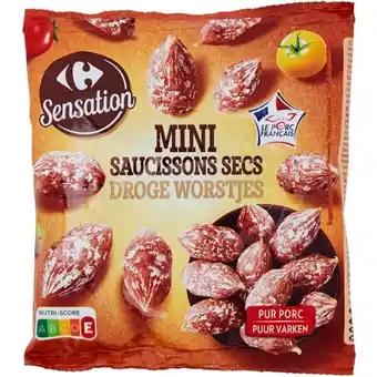 Carrefour Carrefour sensation mini saucissons secs offre