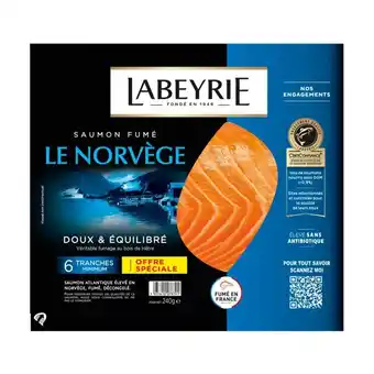 Carrefour Labeyrie saumon fumé offre spéciale offre