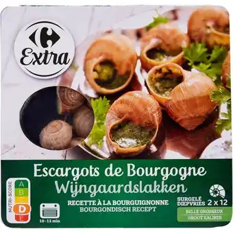 Carrefour Carrefour extra escargots de bourgogne surgelés offre