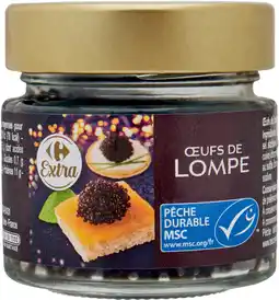 Carrefour Carrefour extra œufs de lompe msc offre