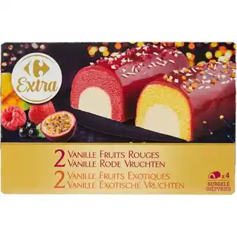 Carrefour Carrefour extra bûchettes glacées offre