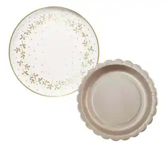 Carrefour Mesa bella lot de 8 assiettes décorées offre