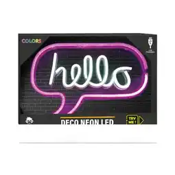 Carrefour Geekmonkey décoration néon led xl offre