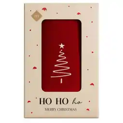 Carrefour Tex home coffret serviette de noël offre