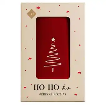 Carrefour Tex home coffret serviette de noël offre