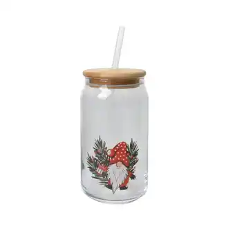Carrefour Carrefour home verre + paille décor gnome offre