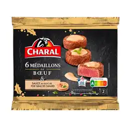 Carrefour Charal 6 médaillons de bœuf sauce foie gras de canard charal offre