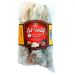 Carrefour Salaisons debroas lot de 5 saucissons festifs debroas offre
