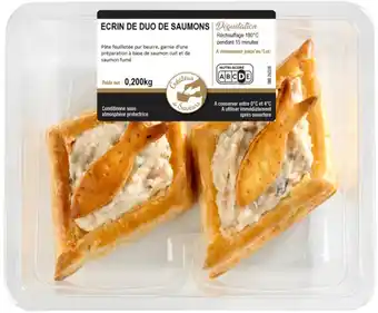 Carrefour Bigard ecrin de duo de saumon offre