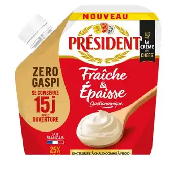 Carrefour Président crème offre