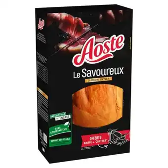 Carrefour Aoste coffret jambon entier avec os offre