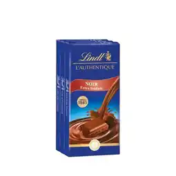 Carrefour Lindt l'authentique tablettes de chocolat offre