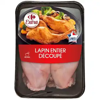 Carrefour Carrefour extra lapin entier découpé offre