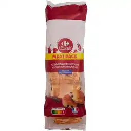 Carrefour Carrefour classic' pains au chocolat maxi pack offre