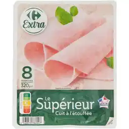 Carrefour Carrefour extra jambon supérieur offre