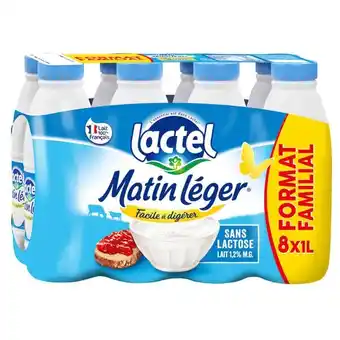 Carrefour Matin léger sans lactose lait u.h.t. format familial offre