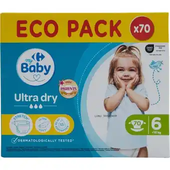 Carrefour Carrefour baby couches eco pack offre