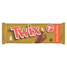 Carrefour Twix barres chocolatées family pack offre