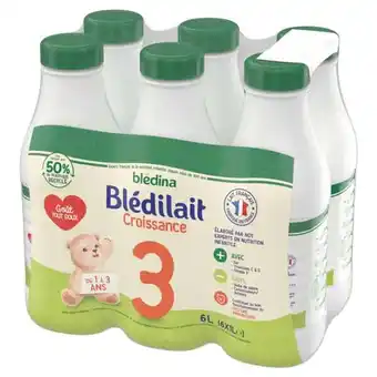 Carrefour Blédina lait croissance 3 blédilait offre