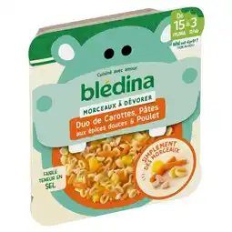 Carrefour Blédina plat bébé morceaux à dévorer offre