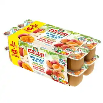 Carrefour Andros desserts fruitiers offre