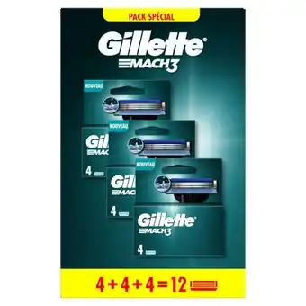 Carrefour Gillette lames de rasoir pack spécial offre