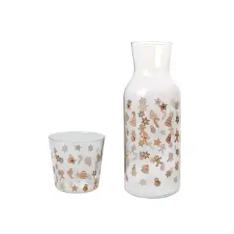 Carrefour Carrefour home carafe 0,95 l + gobelet 28 cl offre