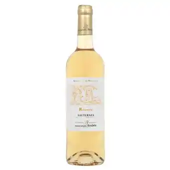 Carrefour Réserve maison johanès boubée a.o.p. sauternes offre