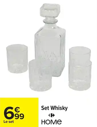 Carrefour Set whisky home offre
