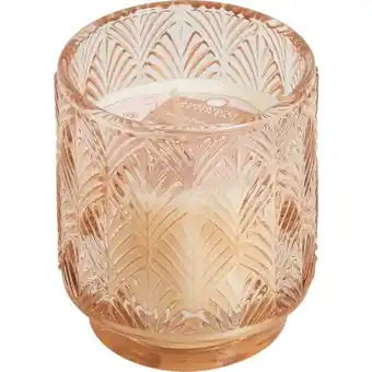 Carrefour Devineau bougie parfumé verre ciselé tourbillon offre