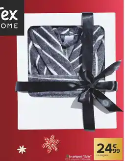 Carrefour Tex home le peignoir suits offre