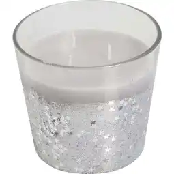 Carrefour Bougie 3 mèches pailletée offre