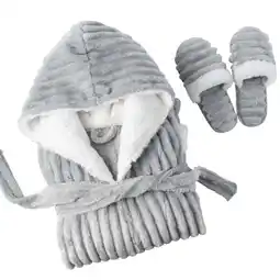 Carrefour Tex home coffret peignoir naia offre