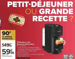 Carrefour Krups machine à café nespresso vertuo next offre