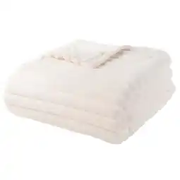 Carrefour Tex home plaid flanelle avec rayures offre