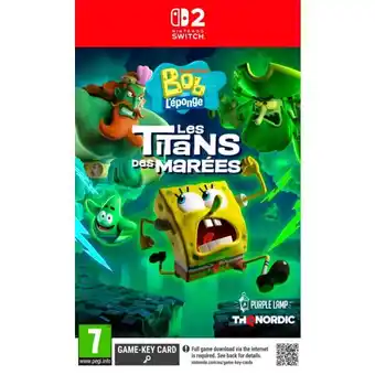 Carrefour Jeu bob l'eponge : les titans des marées pour switch 2 offre