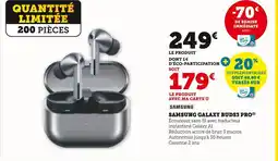 Super U Samsung galaxy buds3 pro offre