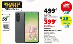 Super U Samsung galaxy a56 5g offre