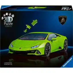 Carrefour Ravensburger puzzle 3d lamborghini huracán evo - edition verte offre