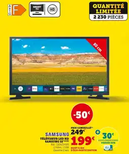 Super U Samsung téléviseur led hd samsung 32 offre
